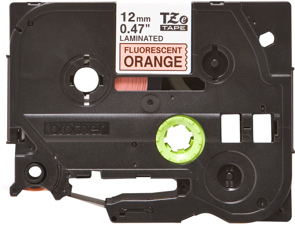 Brother TZE-B31 DirectLabel black on orange Laminat 12mm x 5m for Brother P-Touch TZ Labels