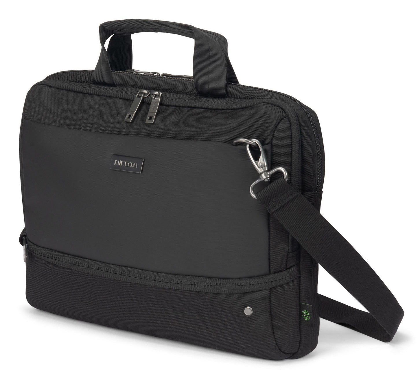 Dicota D32172-RPET laptop case 35.6 cm (14") Briefcase Black Laptop Bag