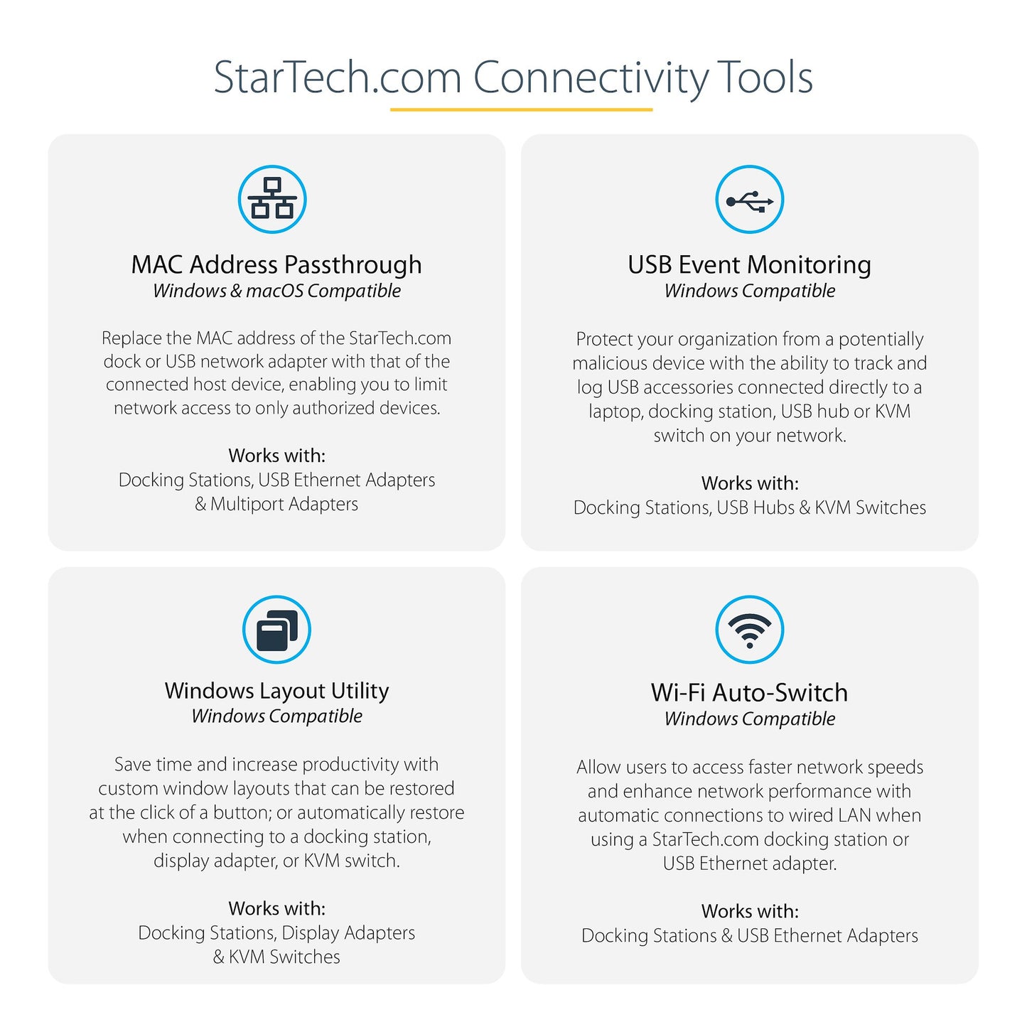 StarTech.com ~3 Port USB C 3.2 Gen 2 Hub with Ethernet Adapter - 10Gbps USB Type C