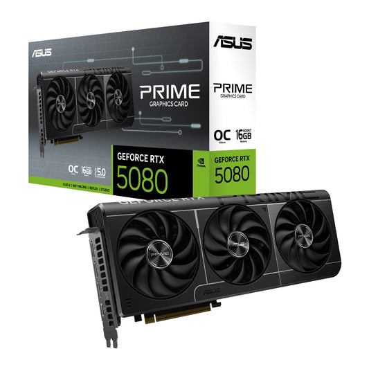 ASUS Prime GeForce RTX 5080 16GB GDDR7 Graphics Card (4M0NA00)