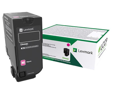 Lexmark 75B20M0 Magenta Toner Cartridge (10K pages, Lexmark CS 727)
