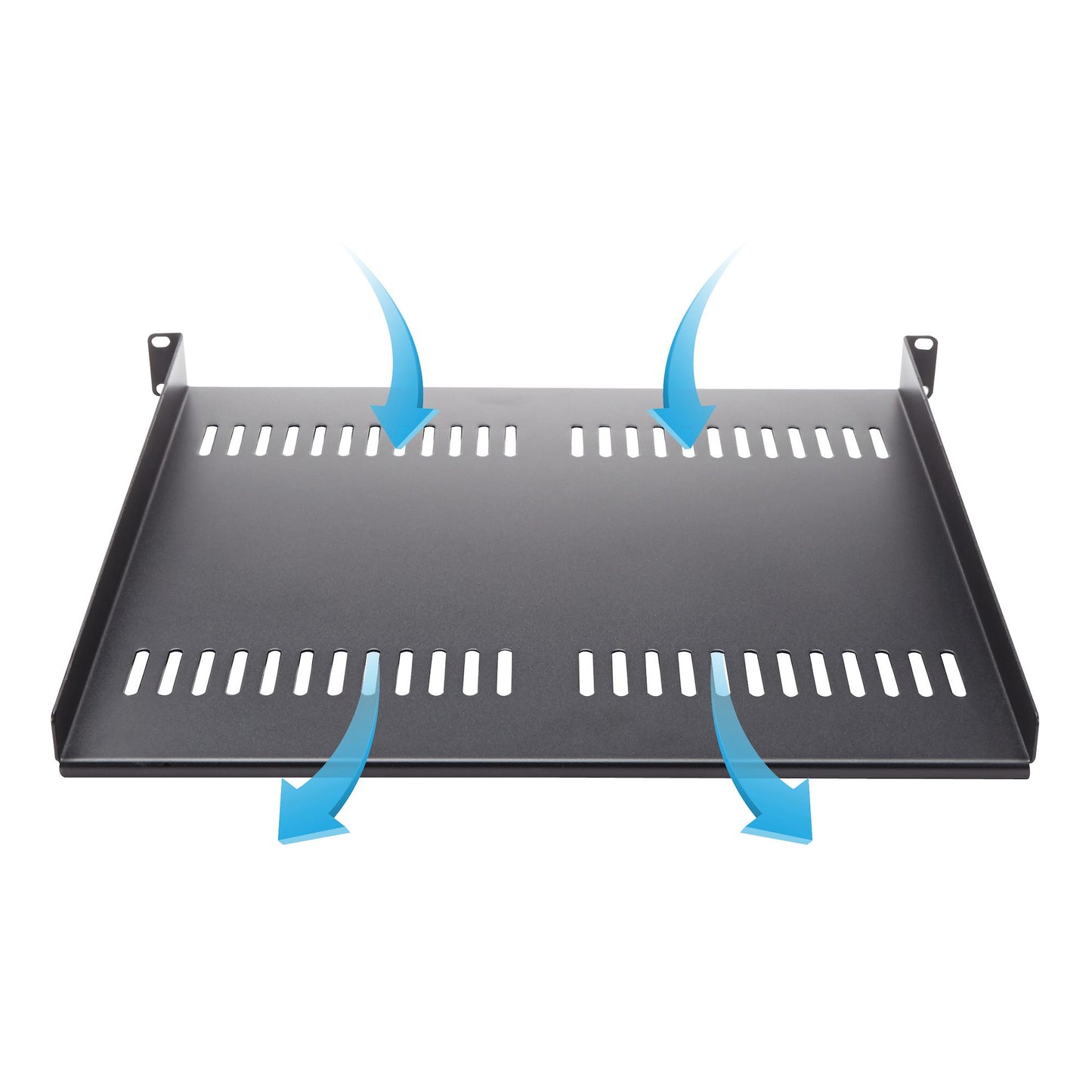 StarTech.com 1U Server Rack Shelf - Universal Vented Rack Mount Cantilever Tray for (ELF116V)