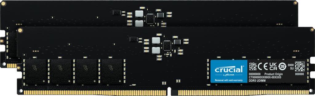 Crucial 64GB (2x32GB) DDR5 CL40 Desktop RAM