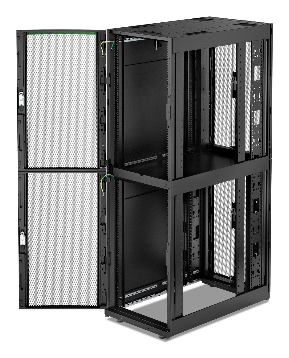 APC NetShelter SX, Server Rack Enclosure, Colocation, 2 x 20U, 600W x 1070D mm, with