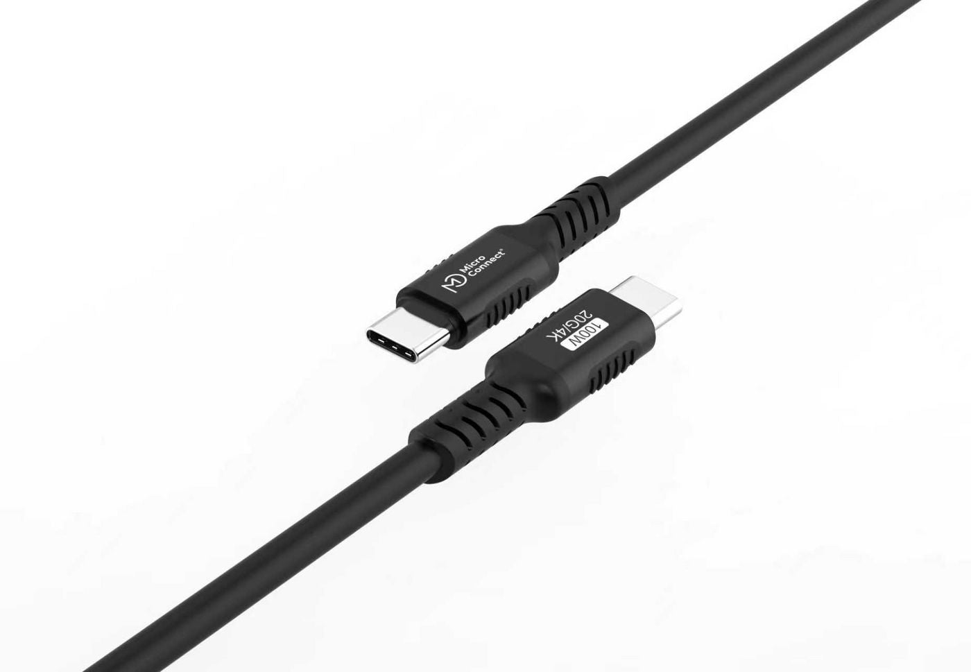 Microconnect MC-USB4-CC20LQ-2 USB cable USB4 Gen 3x2 2 m USB C 240 W Black