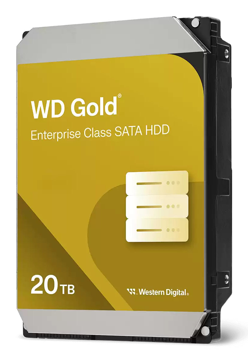 Western Digital Gold 20TB 3.5" SATA 7200 RPM HDD