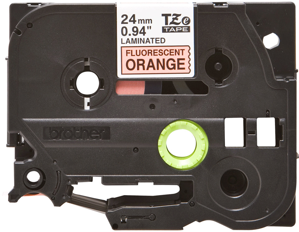 Brother TZE-B51 DirectLabel black on orange Laminat 24mm x 5m for Brother P-Touch TZ Labels