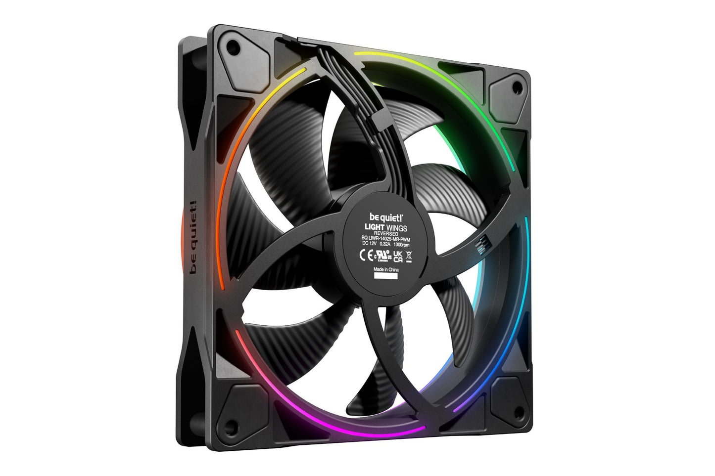 be quiet! Light Wings 140 mm PWM Reverse Black Computer case Fan 14 cm 1 pc(s) Cooling