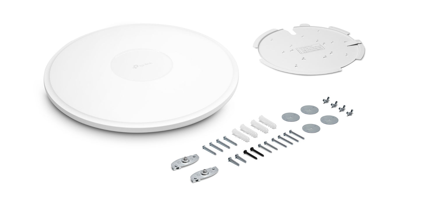 TP-LINK Omada BE9300 Ceiling Mount Tri-Band Wi-Fi 7 Access Point Networking