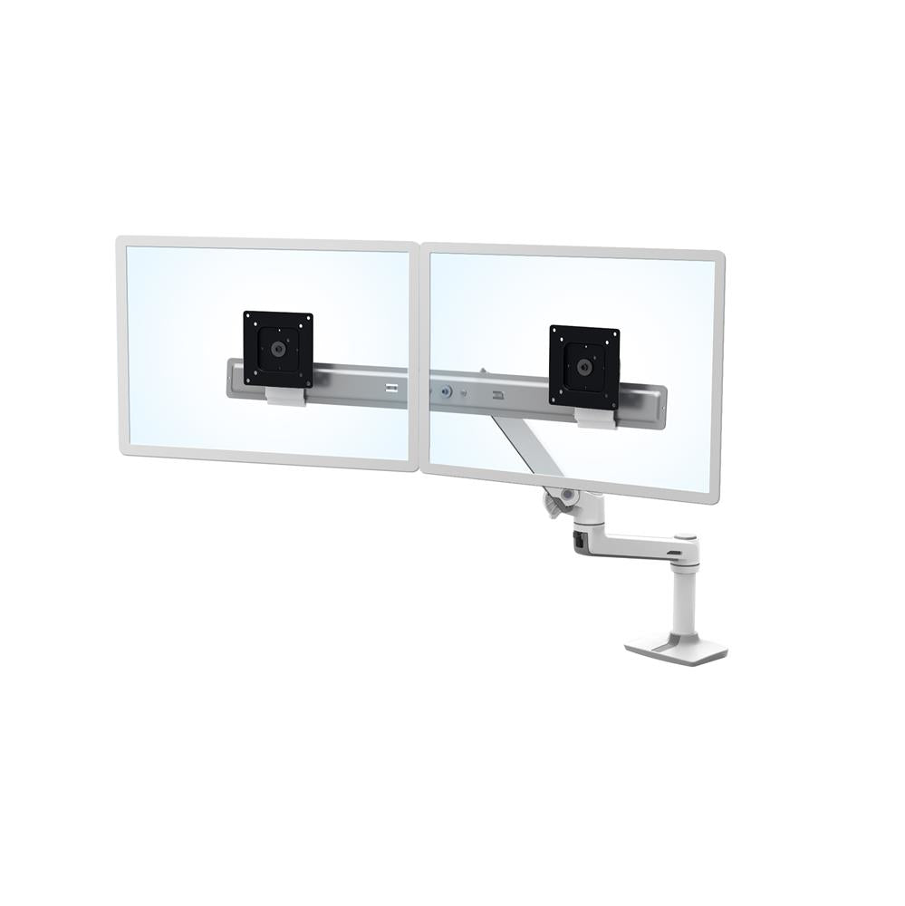Ergotron LX Series Desk Dual Direct Arm 63.5 cm (25") White Mount