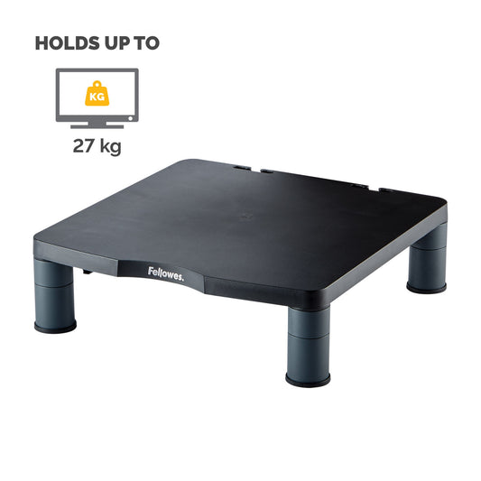 Fellowes Computer Monitor Stand with 3 Height Adjustments - Standard Monitor Riser Mount (9169301)