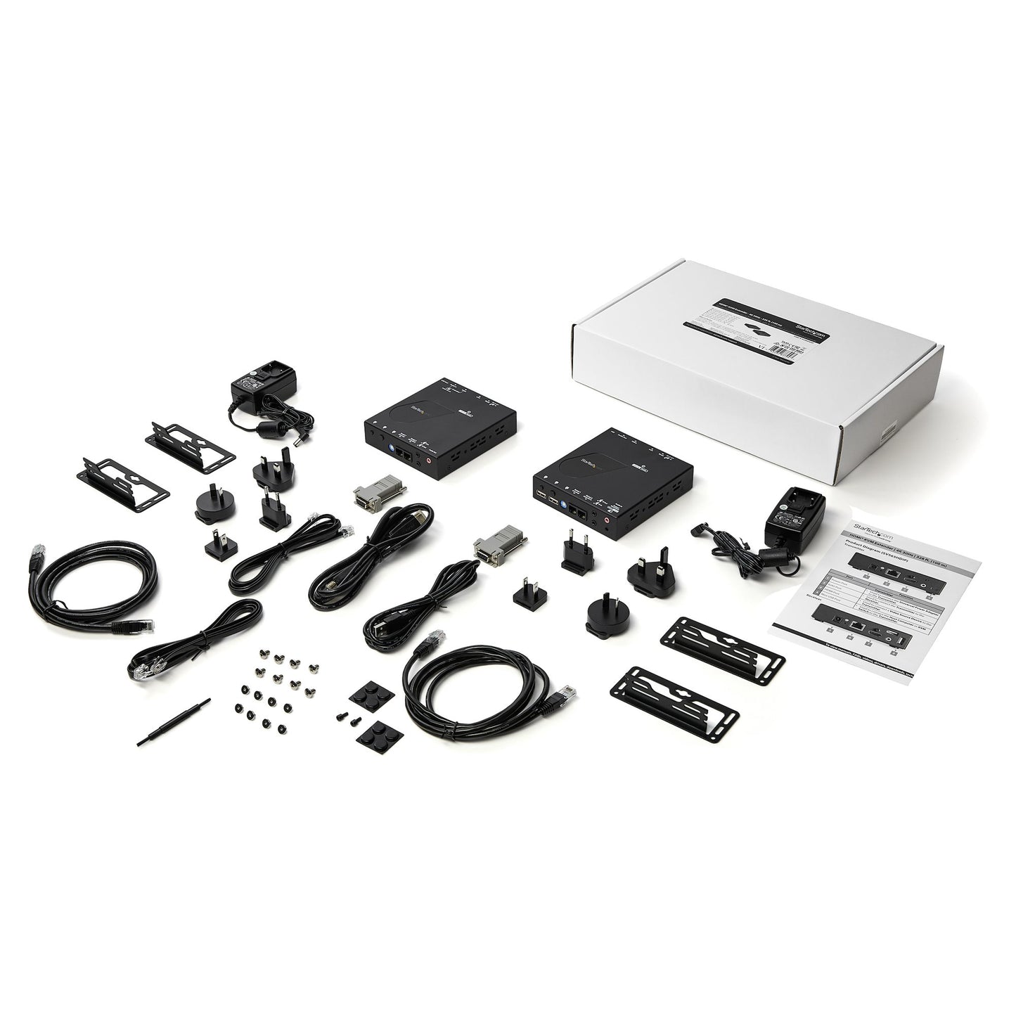 StarTech.com HDMI KVM Extender over IP Network - 4K 30Hz HDMI 2.0 and USB over IP KVM Switch