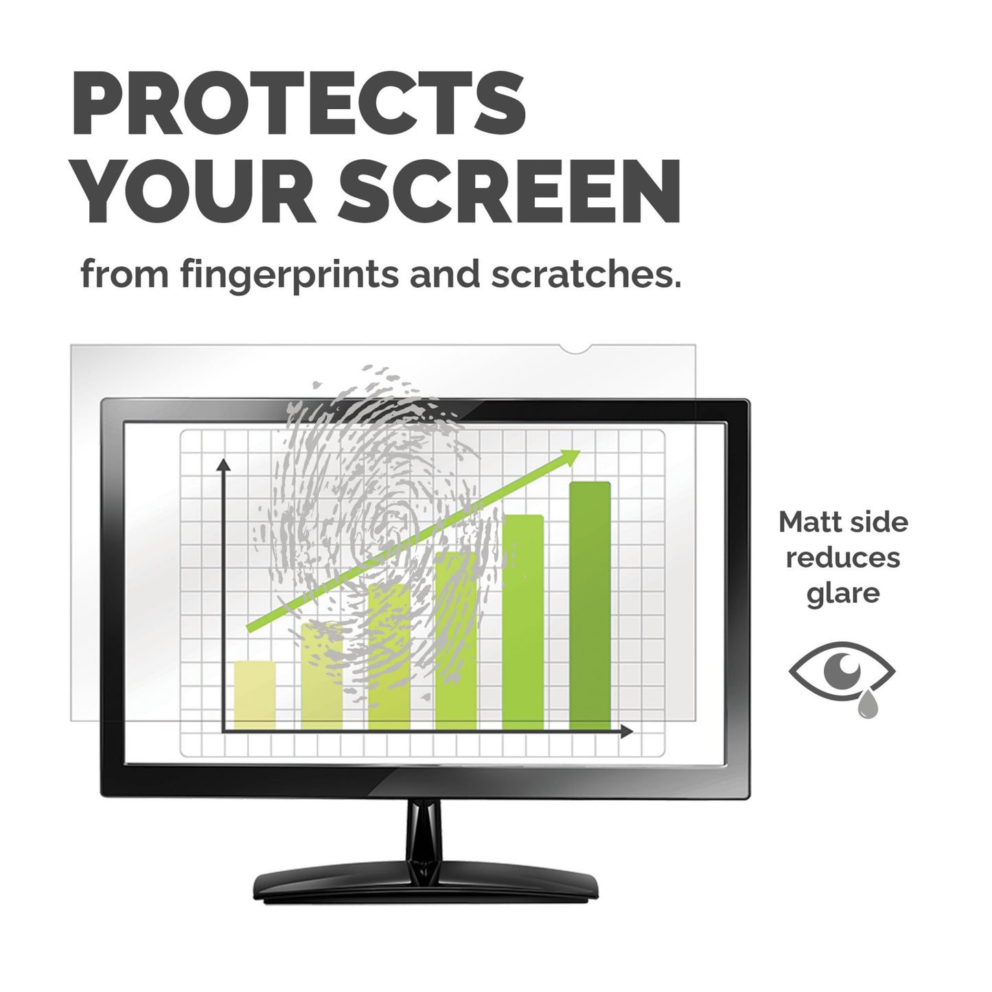 Fellowes 23" Widescreen-PrivaScreen Privacy Filter