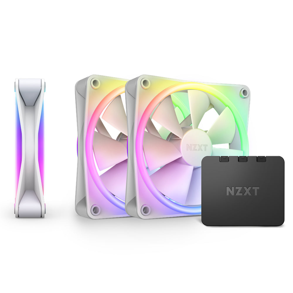 NZXT F120 RGB DUO Triple Pack Computer case Fan 12 cm White 3 pc(s) Cooling