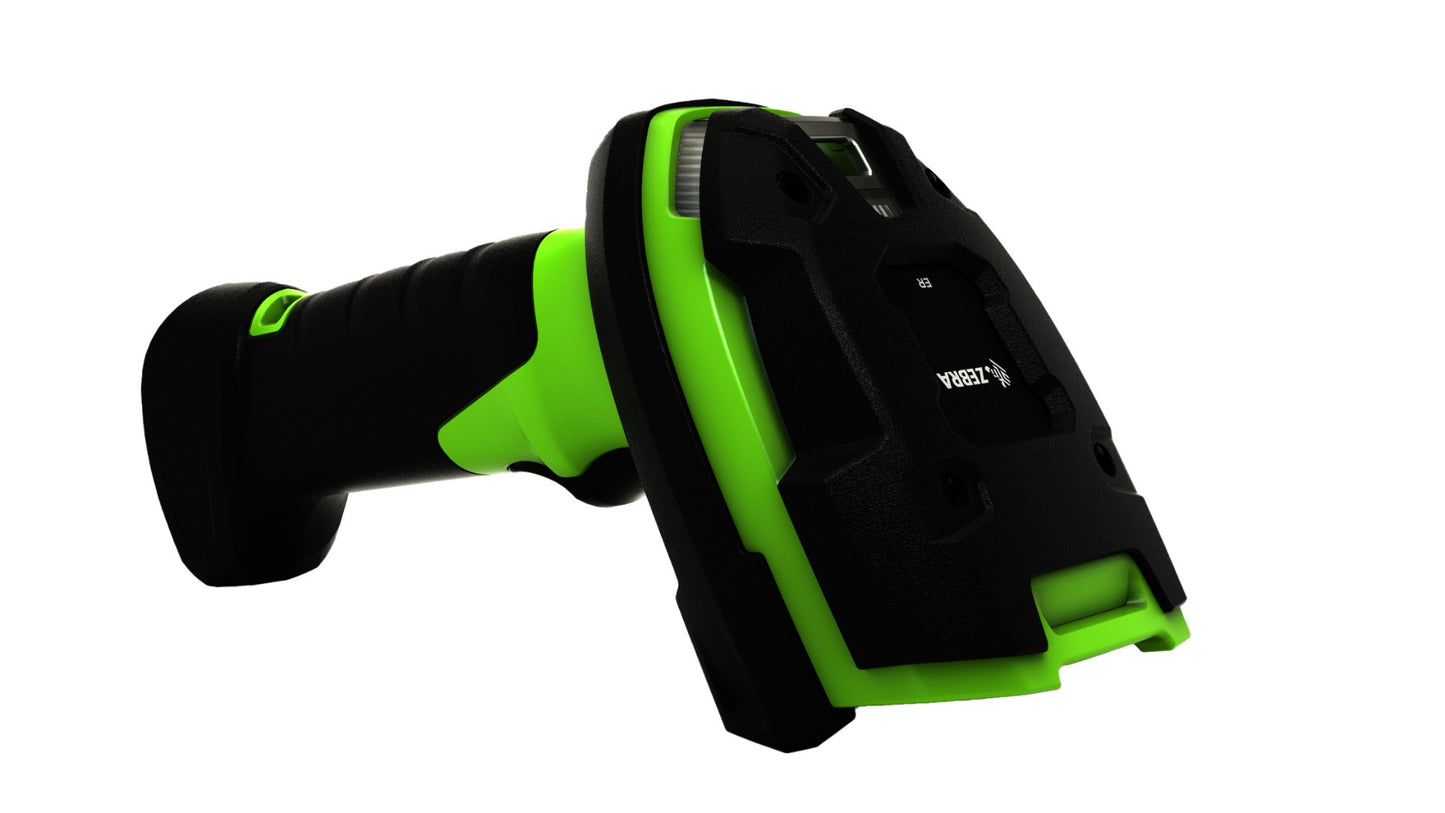 Zebra LI3608-ER Handheld bar code reader 1D Black, Green Barcode Scanner