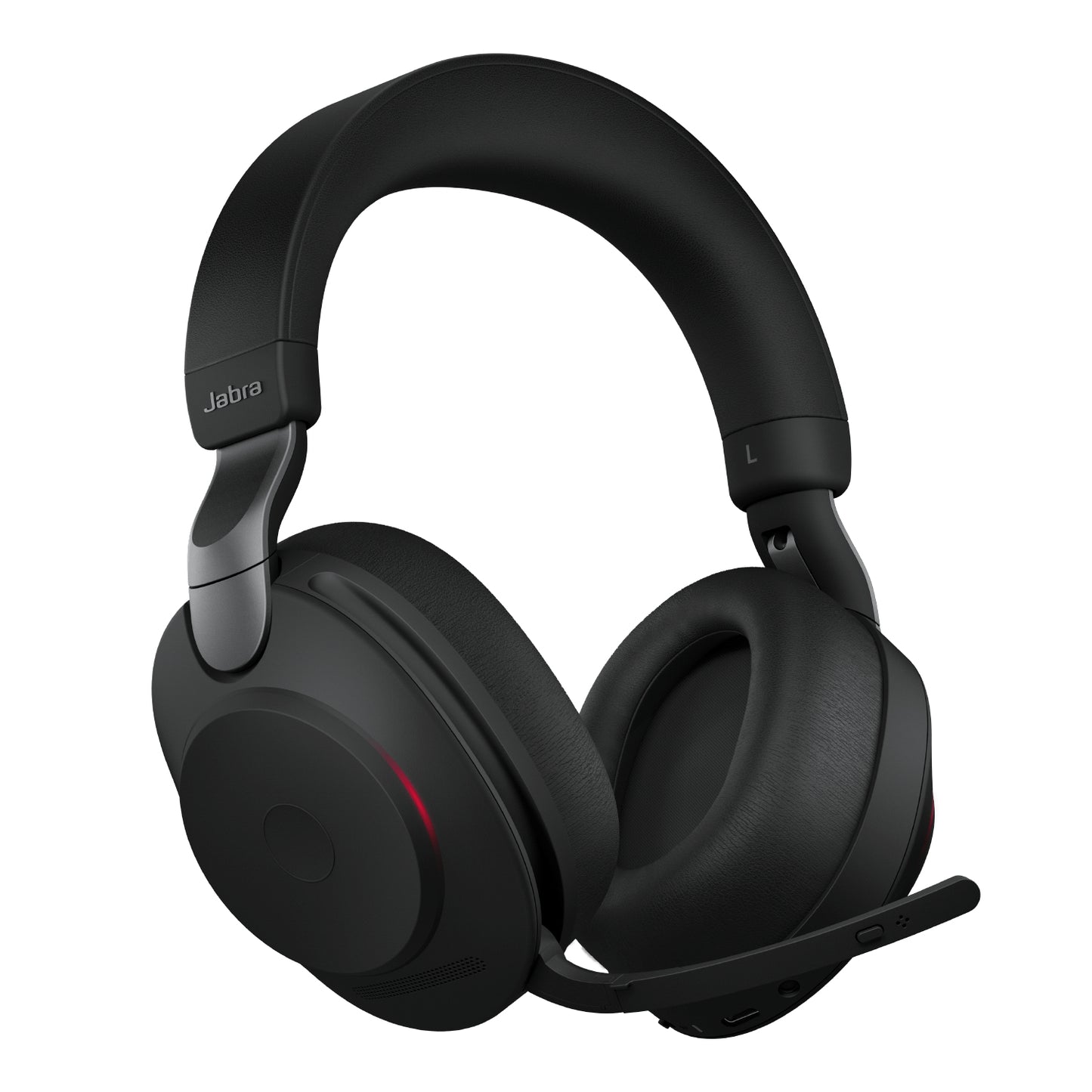 Jabra Evolve2 85 - Link380c UC Stereo Stand, Black Headset
