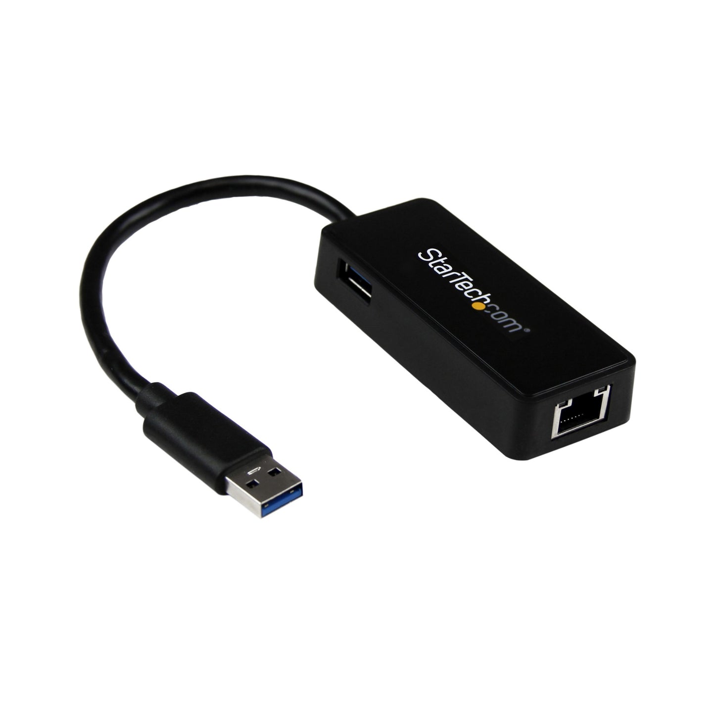 StarTech.com USB 3.0 Ethernet Adapter, USB 3.0 Network Adapter NIC with USB Port