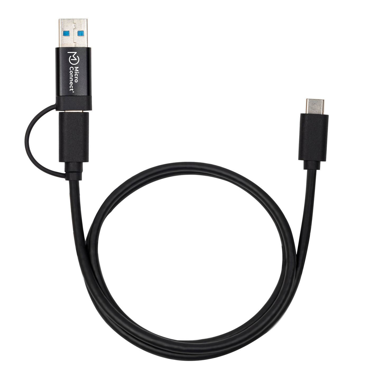 Microconnect USB3.1CCA1 USB cable USB 3.2 Gen 1 (3.1 Gen 1) 1 m USB C Black