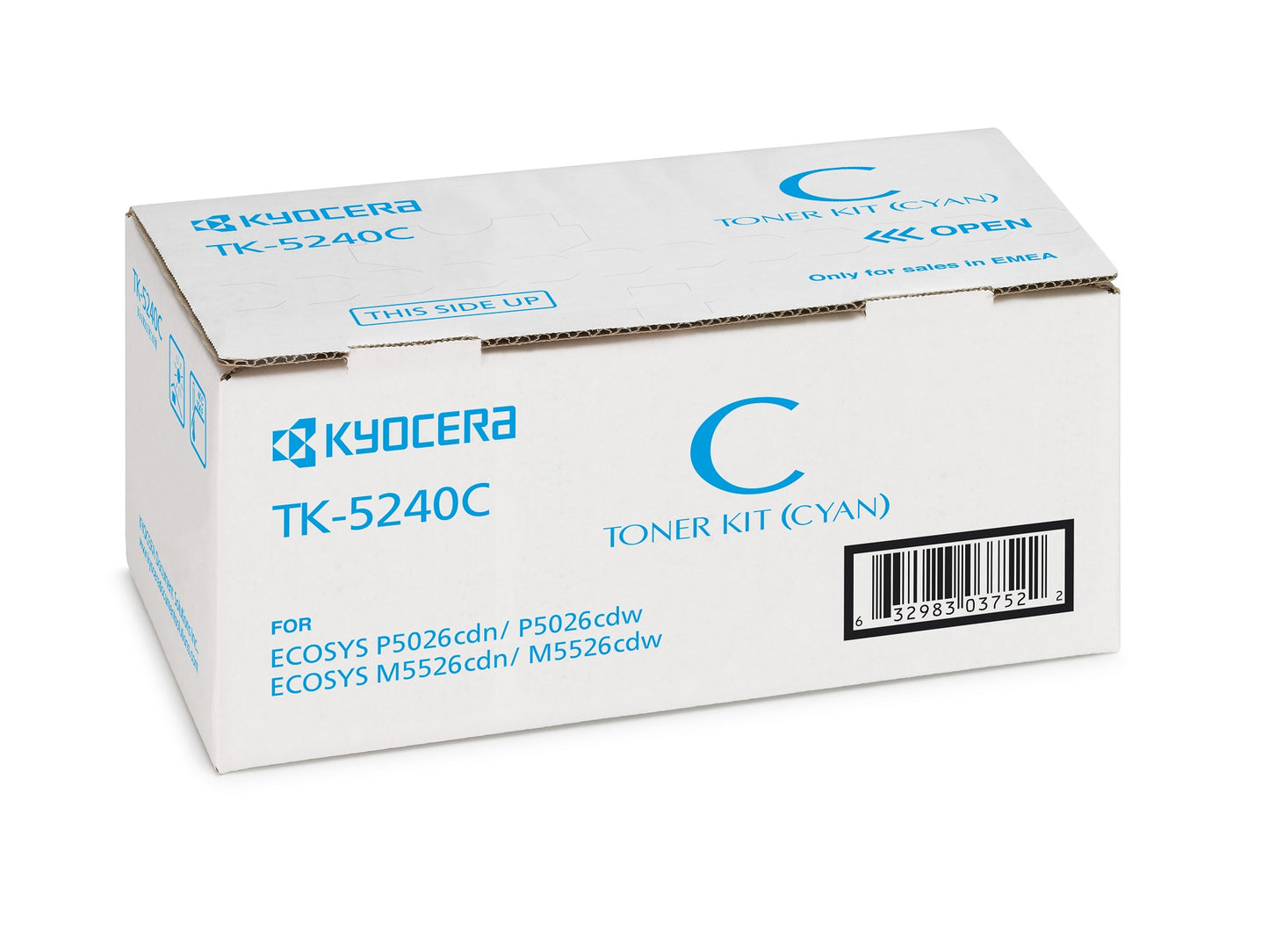KYOCERA 1T02R7CNL0/TK-5240C Cyan Toner Cartridge (3K pages, Kyocera M 5526)