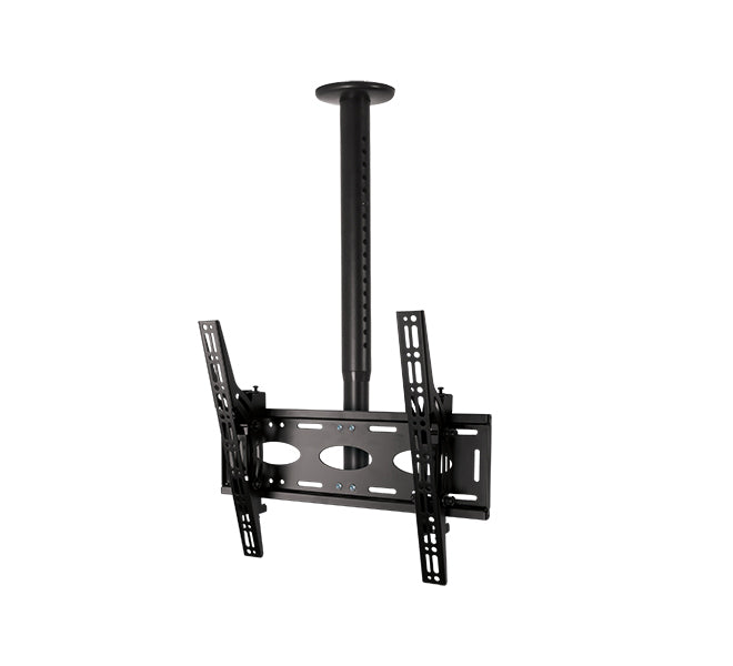 B-Tech Telescopic Universal Flat Screen Ceiling Mount with Tilt (VESA 600 x 400)