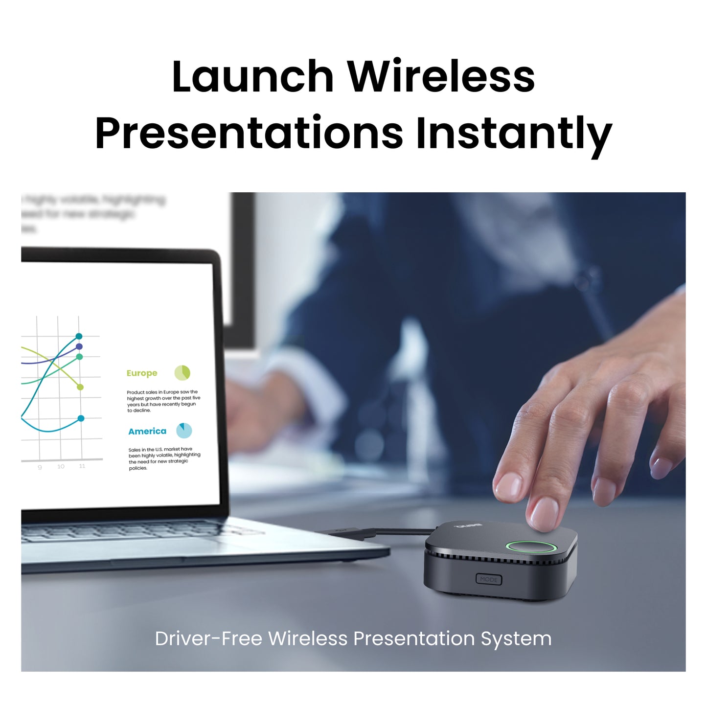 Benq InstaShow WDC15 4K UHD Wireless Presentation System Webcam