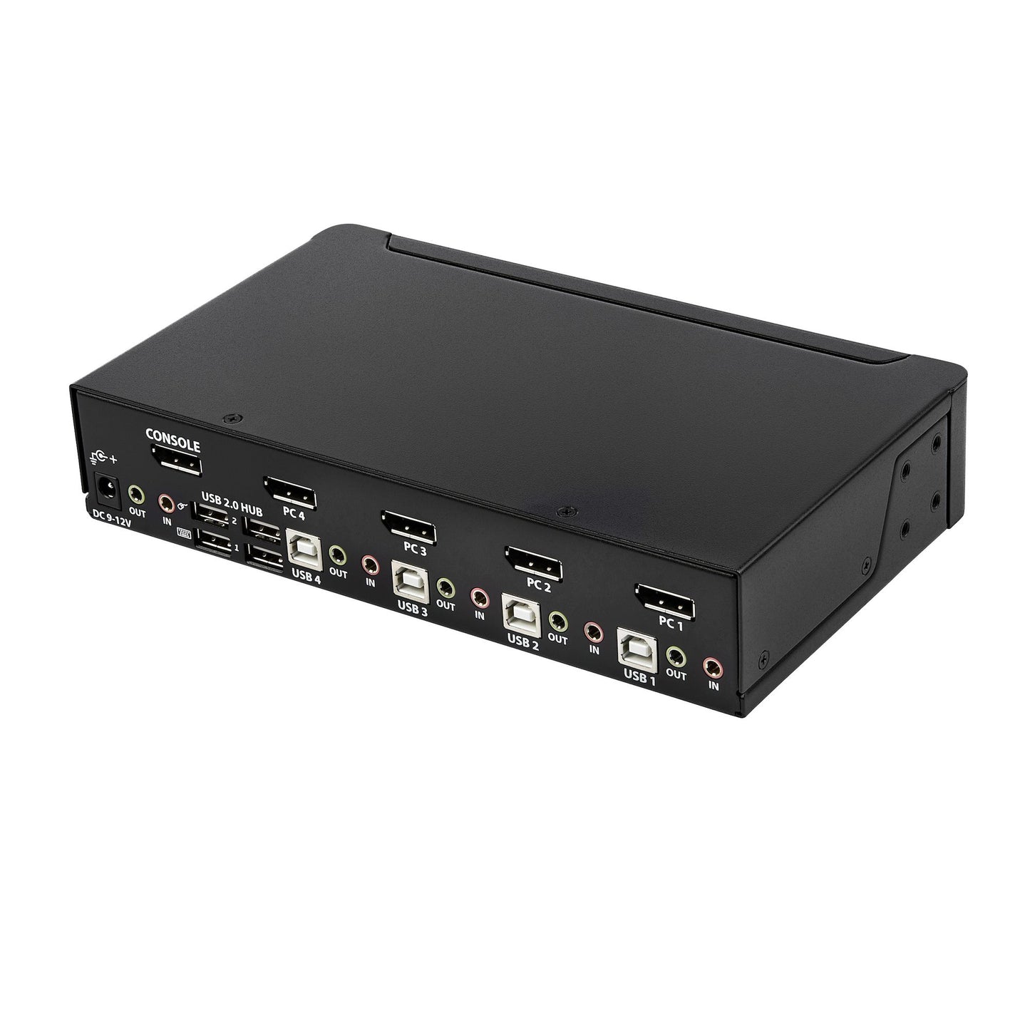 StarTech.com 4 Port DisplayPort KVM Switch - 4K 60Hz - Single Display - Dual Port