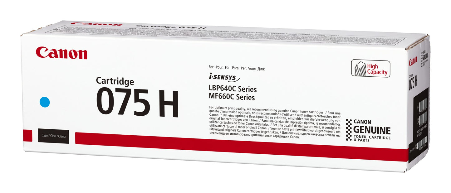 Canon 6368C002/075H Cyan Toner Cartridge (2.5K pages, Canon i-SENSYS LBP-640)