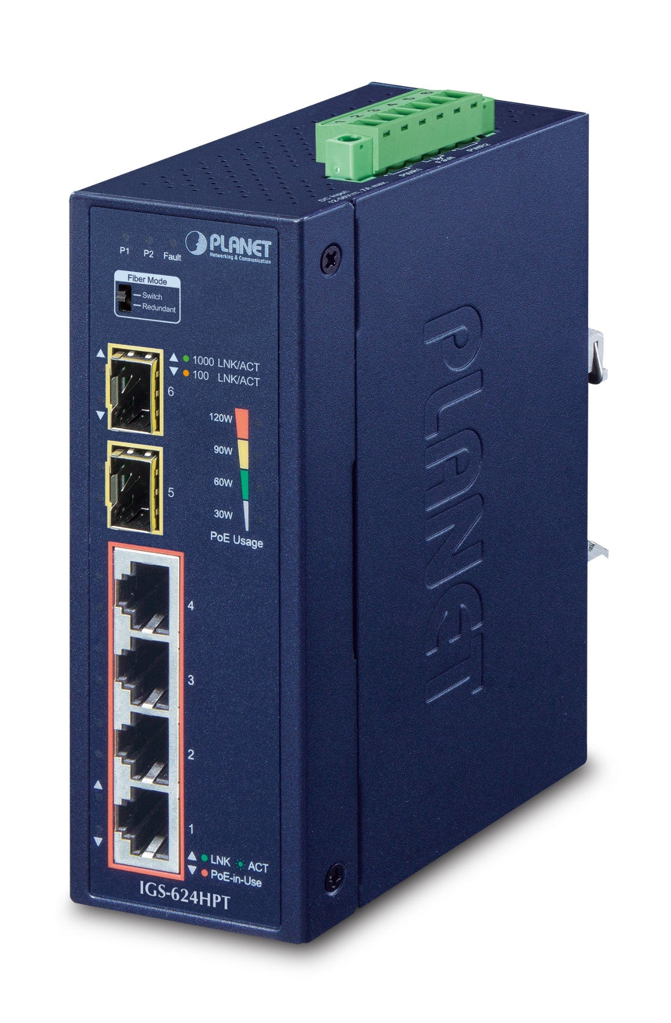 Planet IGS-624HPT network switch PoE