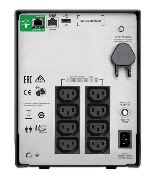 APC Smart-UPS 1000VA Line-Interactive UPS (C1000IC)