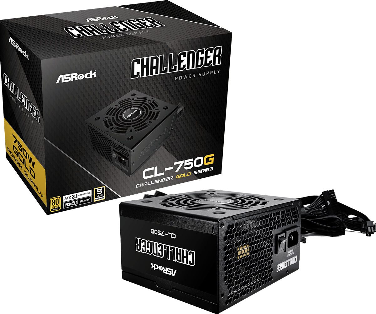 Asrock Challenger CL-750G power supply unit 750 W 20+4 pin ATX ATX Black