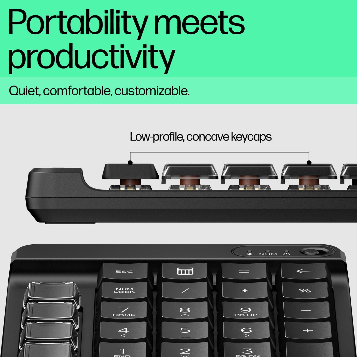 HP 430 Programmable Keypad Wireless Keyboard