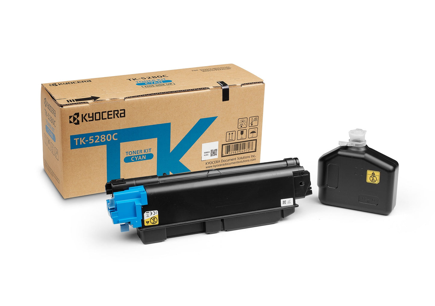 KYOCERA 1T02TWCNL0/TK-5280C Cyan Toner Cartridge (11K pages, Kyocera P 6235)