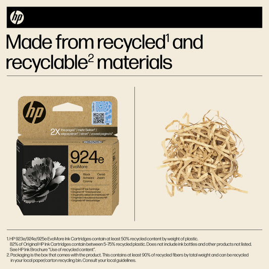 HP 4K0V0NE/924E Black Ink Cartridge (1K pages)