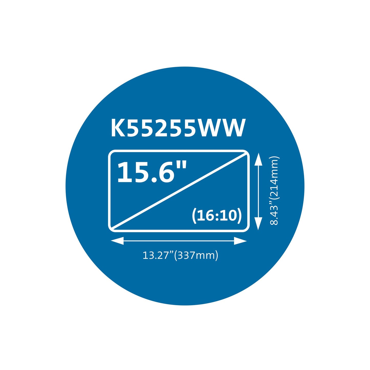 Kensington MagPro Magnetic Privacy Screen Filter for Laptops 15.6" (16:10)