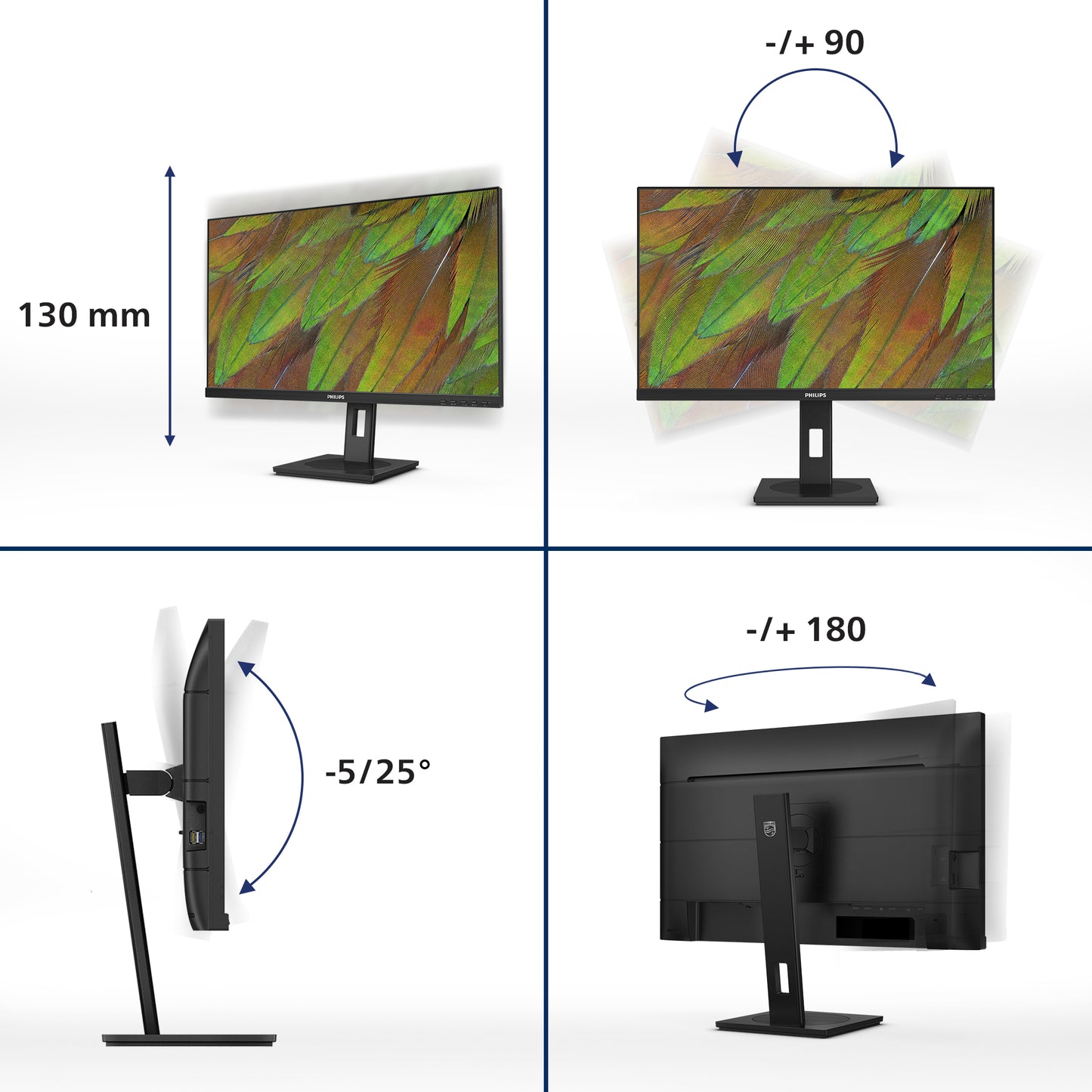 Philips 3000 series 27B1U3900/00 27" 4K UHD IPS Monitor