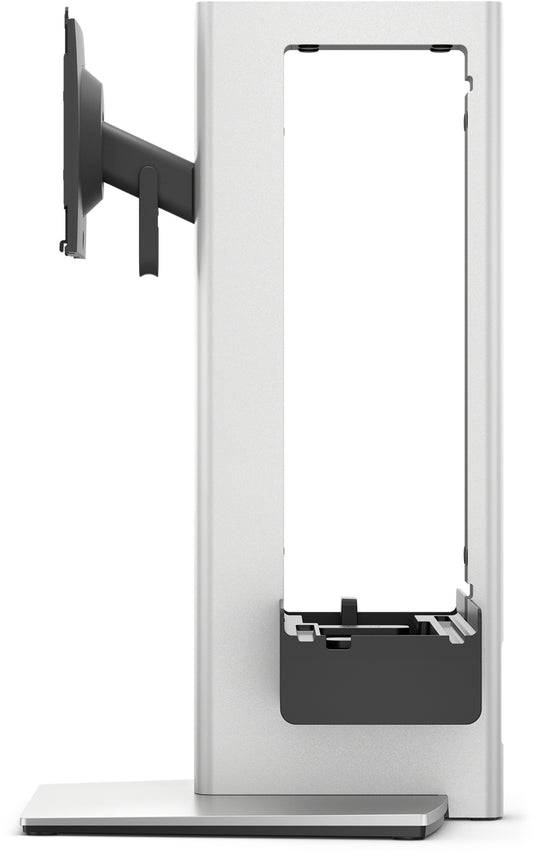 DELL Pro Slim OSS25 68.6 cm (27") Desk Black, Silver Mount