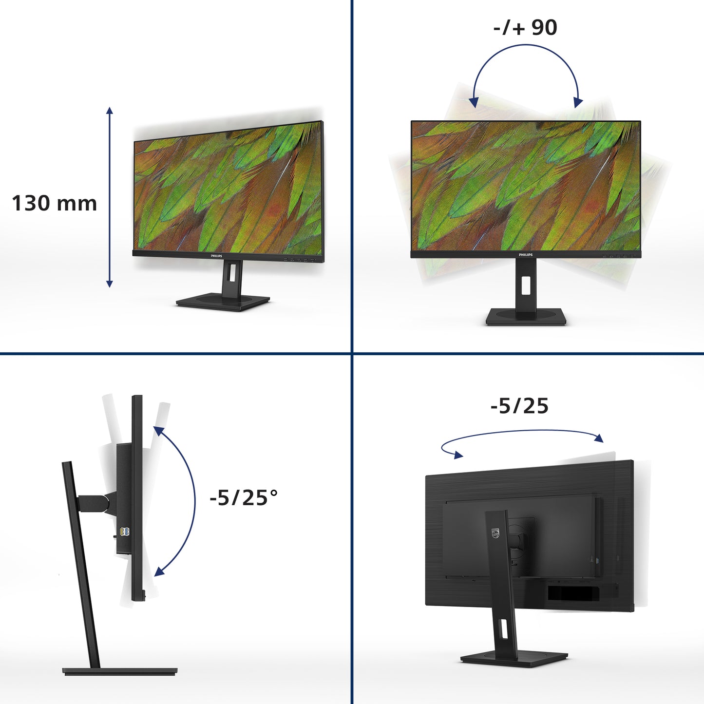 Philips 3000 series 27B1N3800/00 27" 4K UHD IPS Monitor