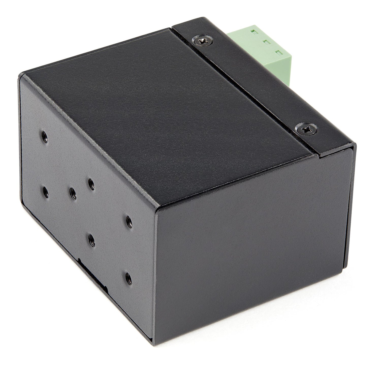 StarTech.com Industrial Fiber to Ethernet Media Converter - 100Mbps SFP to RJ45/Cat6 - Singlemode/Multimode Optical Fiber to Copper Network - 12-56V DC - IP-30/ -40 to +75C - TAA Networking