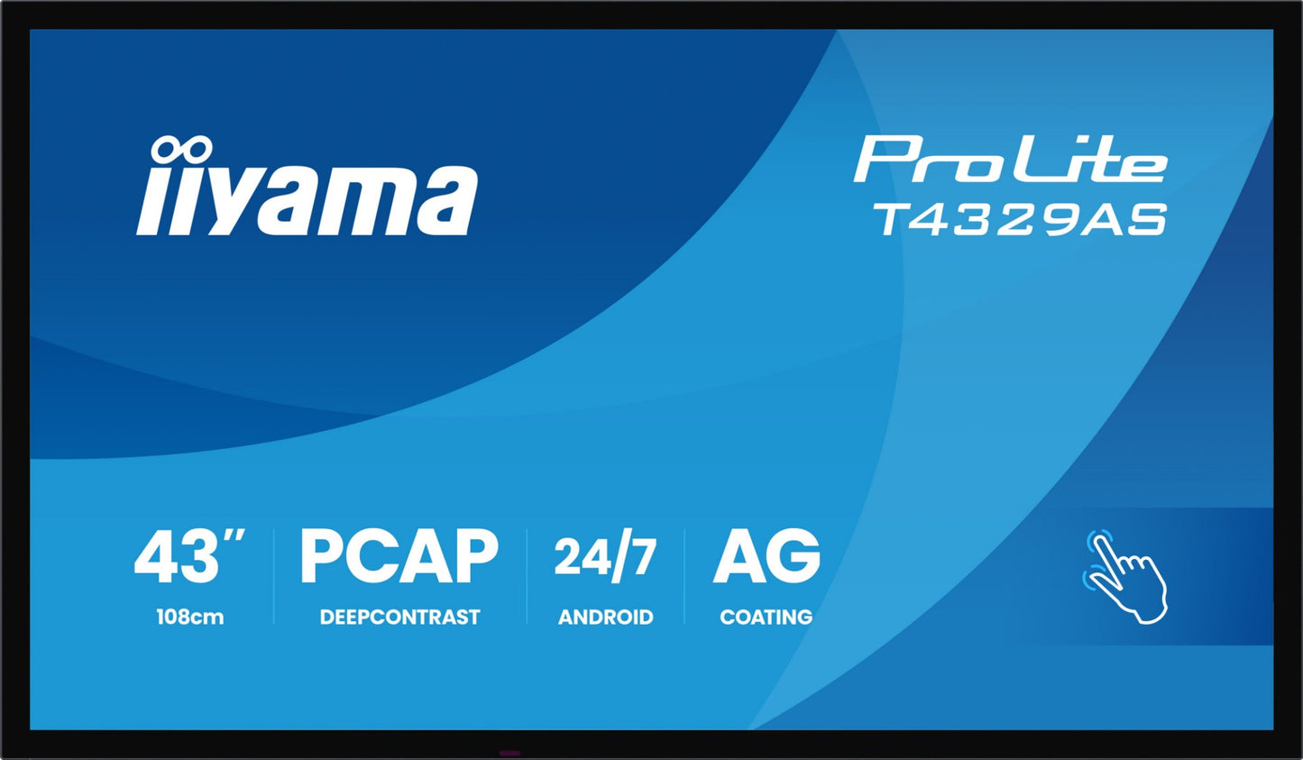 iiyama T4329AS-B1AG 42.5" 4K UHD VA Touch Monitor
