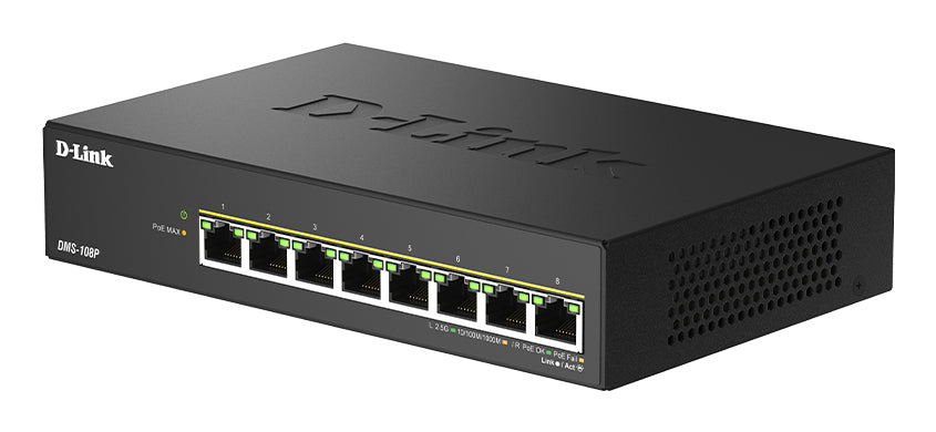 D-Link 8-Port 2.5G Multi-Gigabit PoE++ Switch