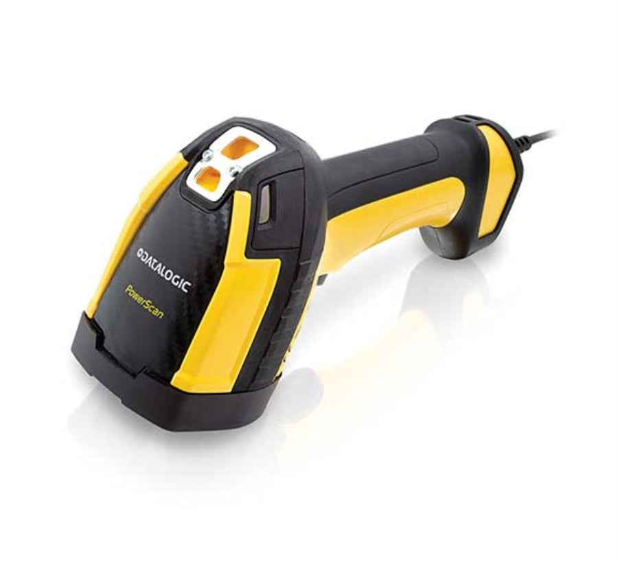 Datalogic PD9630-SRK1 barcode reader Handheld bar code reader 1D/2D Black, Yellow Barcode Scanner