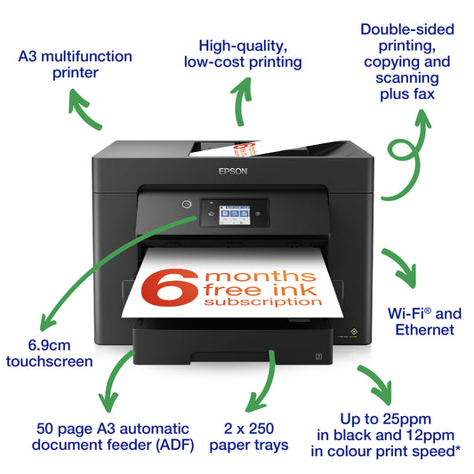 Epson WorkForce WF-7830DTWF Printer