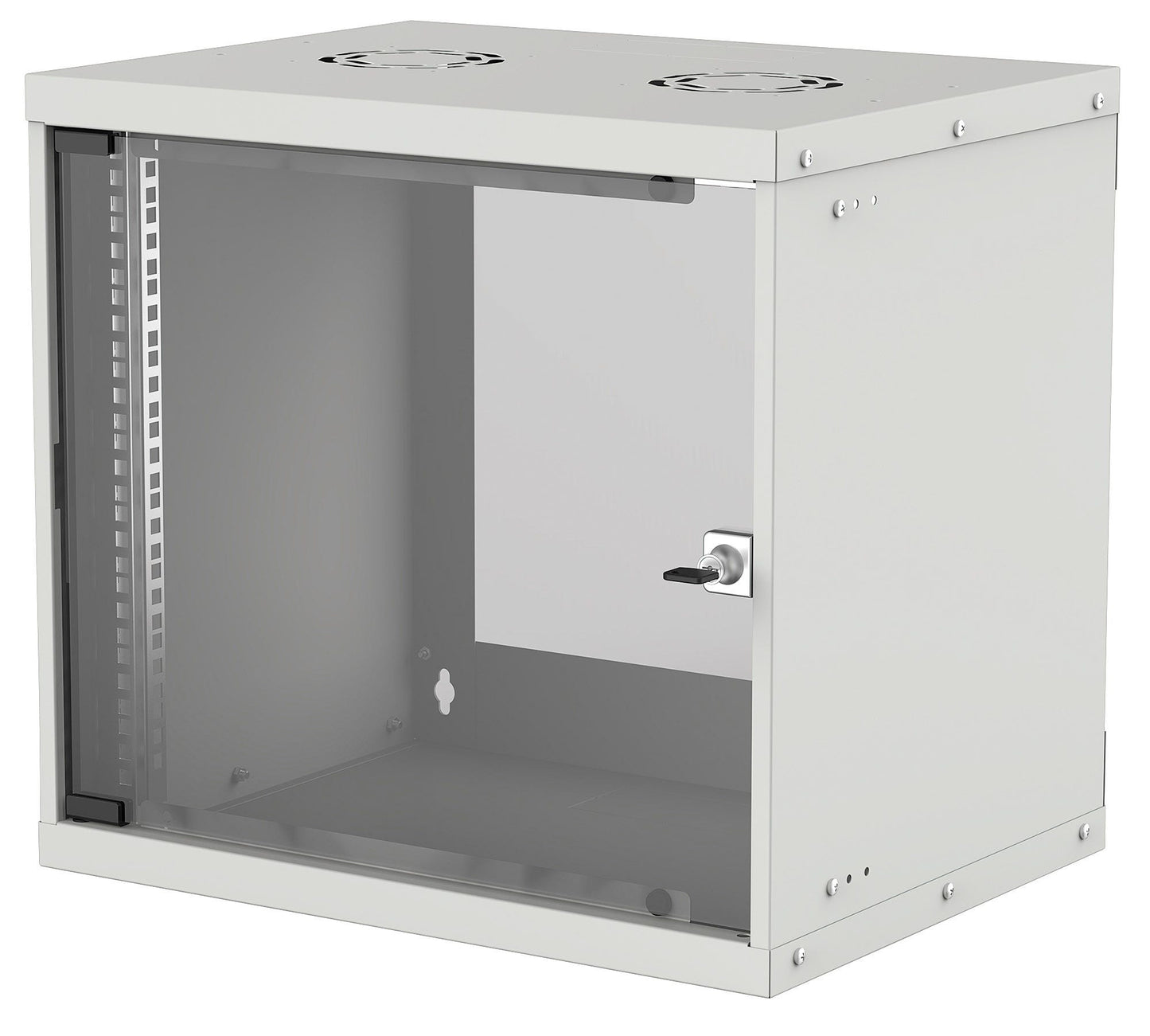 Intellinet 19" Network Cabinet - Wall Mount (Basic), 9U, 560mm Deep, Grey, Flatpack Rack