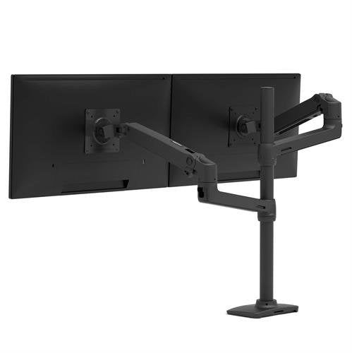 Ergotron LX Series LX Dual Stacking Arm, Tall Pole, Matte Black 101.6 cm (40") Desk Mount
