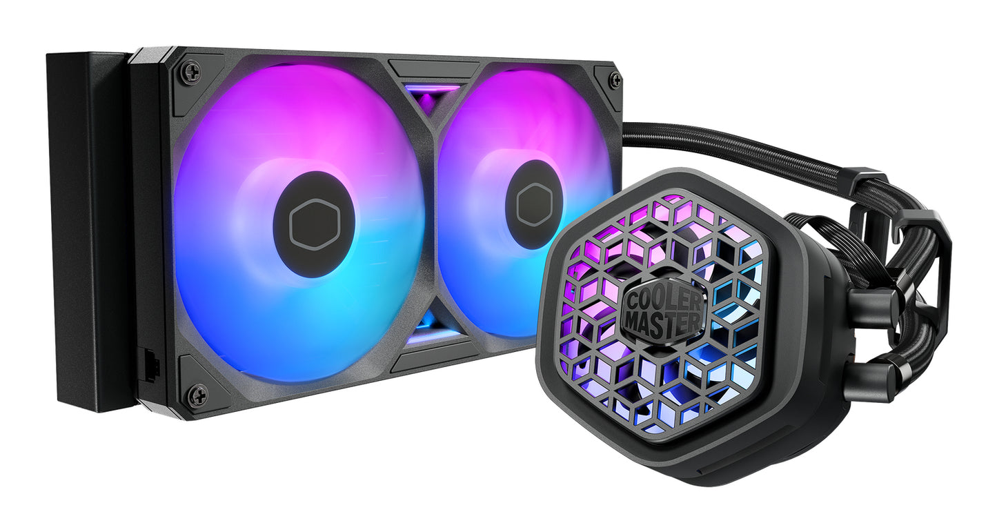 Cooler Master MasterLiquid Atmos II 240 VRM Fan Black Processor All-in-one liquid Cooling