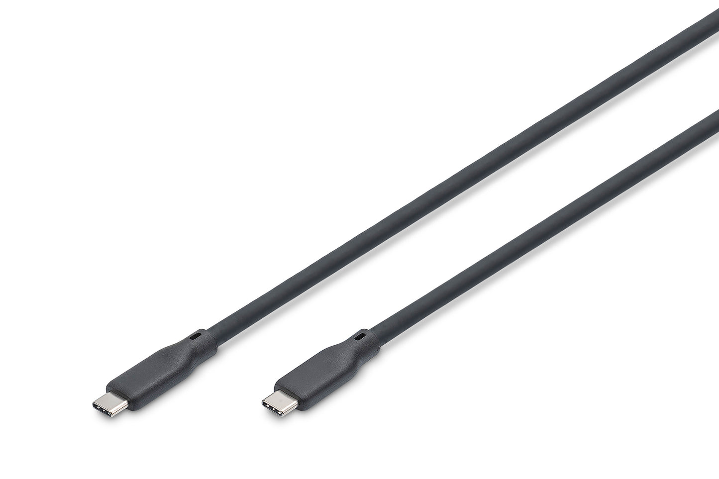 Digitus USB silicone cable, USB 20Gbps, 2m, black