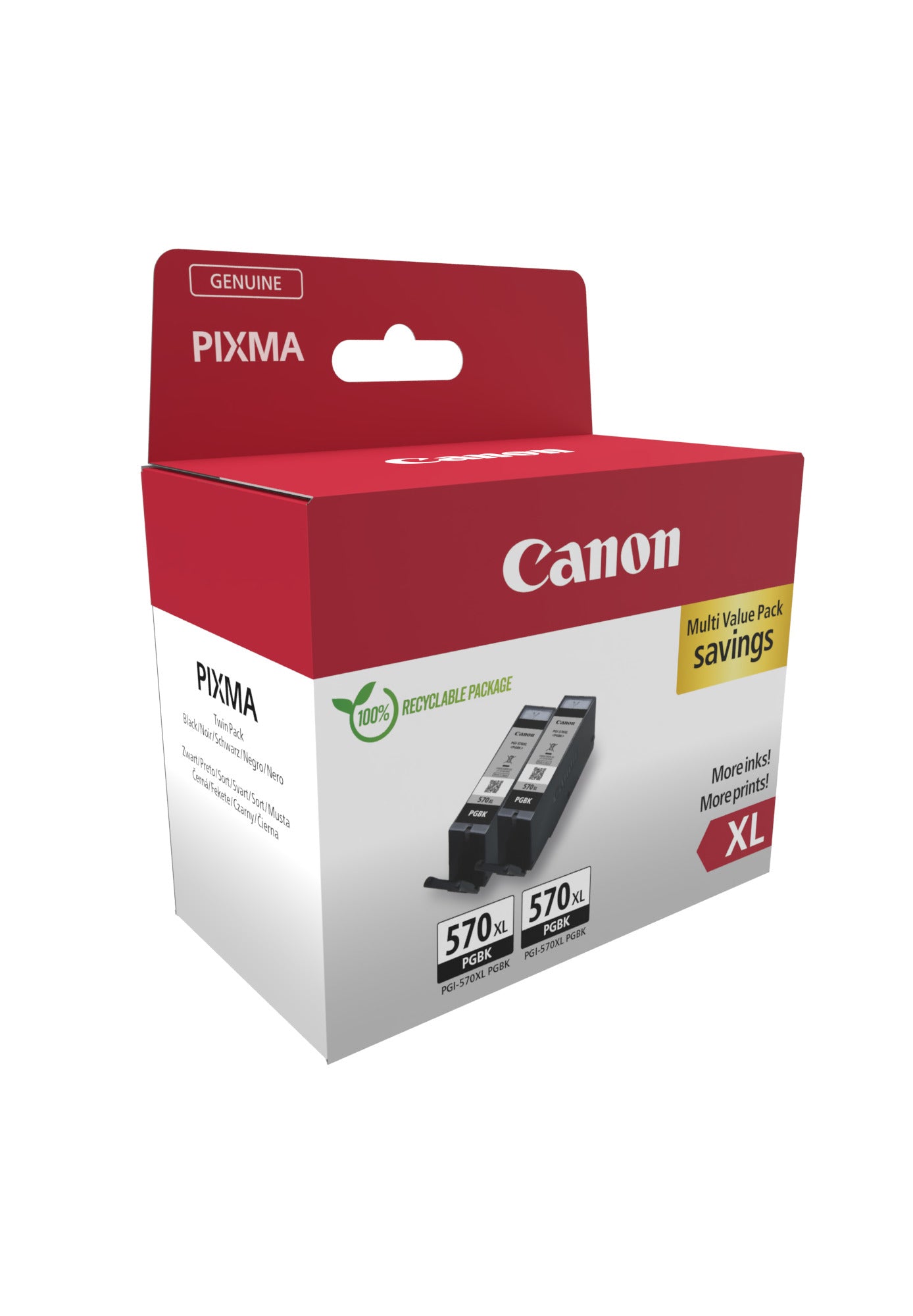 Canon 0318C010/PGI-570PGBKXL Black Ink Cartridge (1K pages)
