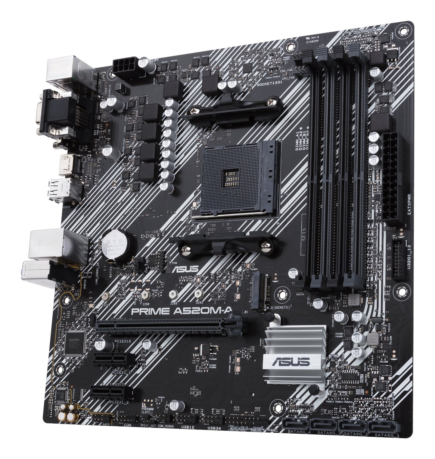 ASUS PRIME A520M-A II/CSM AMD A520 Socket AM4 micro ATX Motherboard