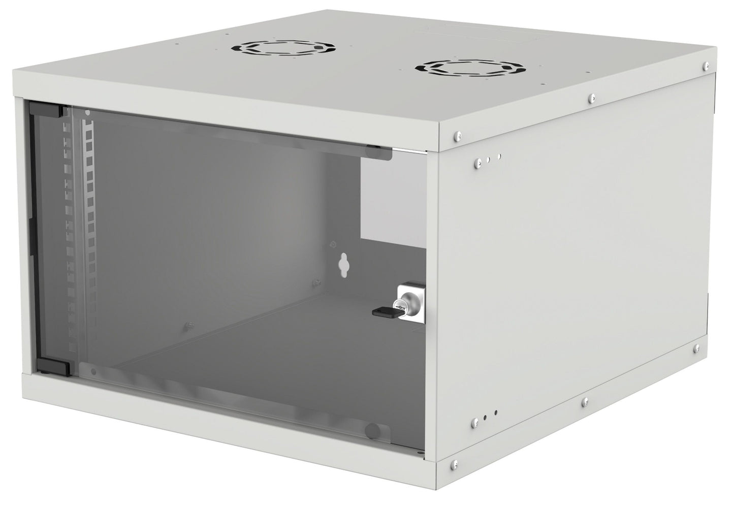Intellinet 19" Network Cabinet - Wall Mount (Basic), 6U, 560mm Deep, Grey, Flatpack Rack