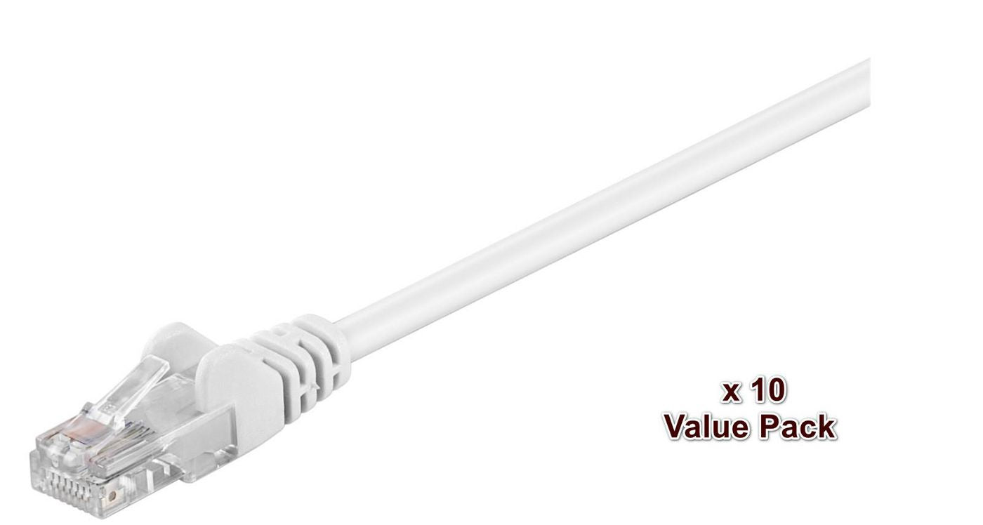 Microconnect V-UTP505WVP networking cable White 5 m Cat5e U/UTP (UTP)